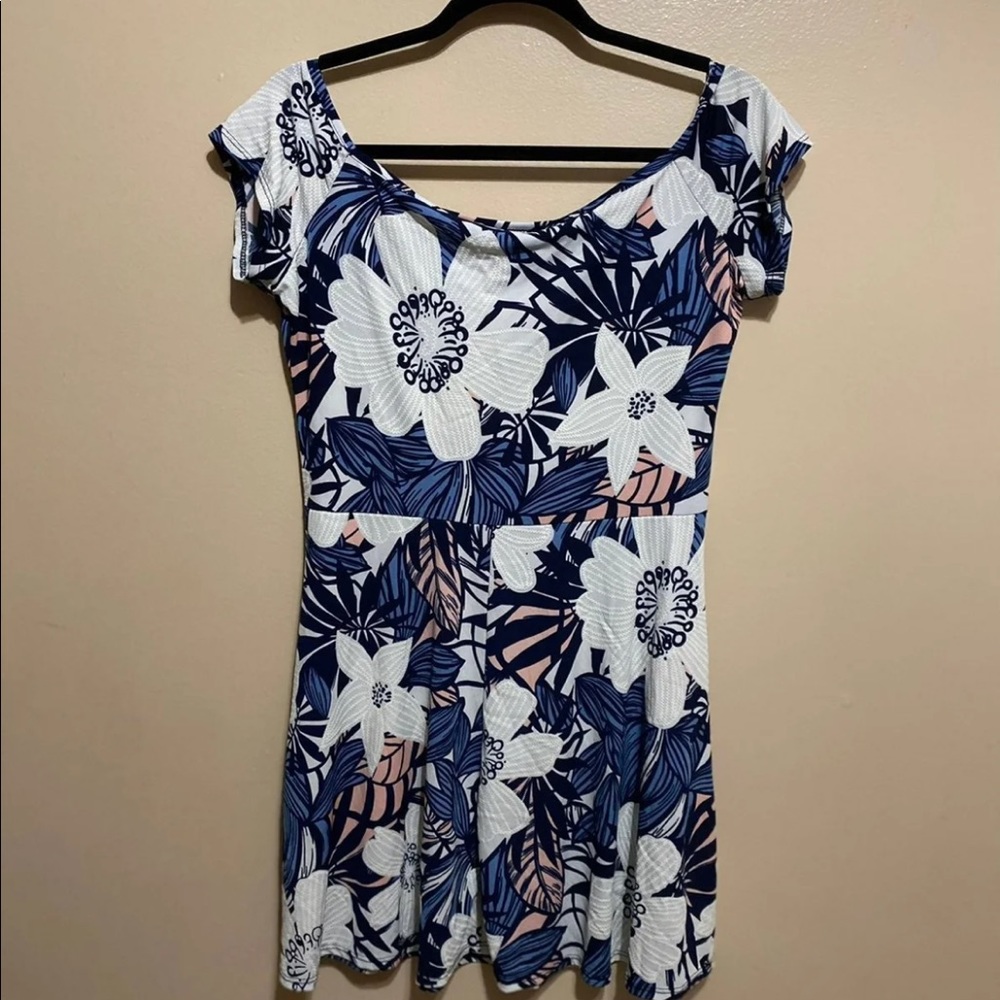 Off the Shoulder Floral Dress